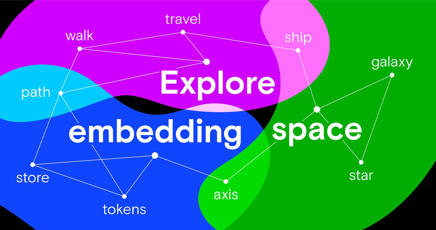 Explore embedding space 